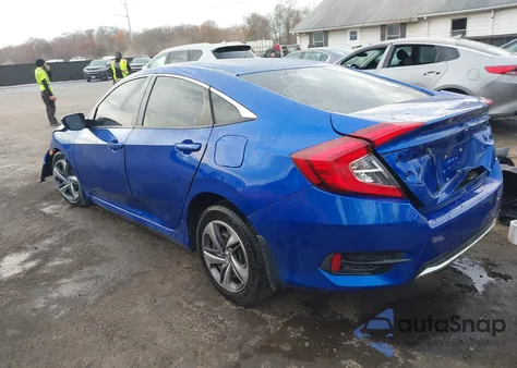 2019 Honda Civic Lx из США, поврежденный, VIN 2HGFC2F66KH556953